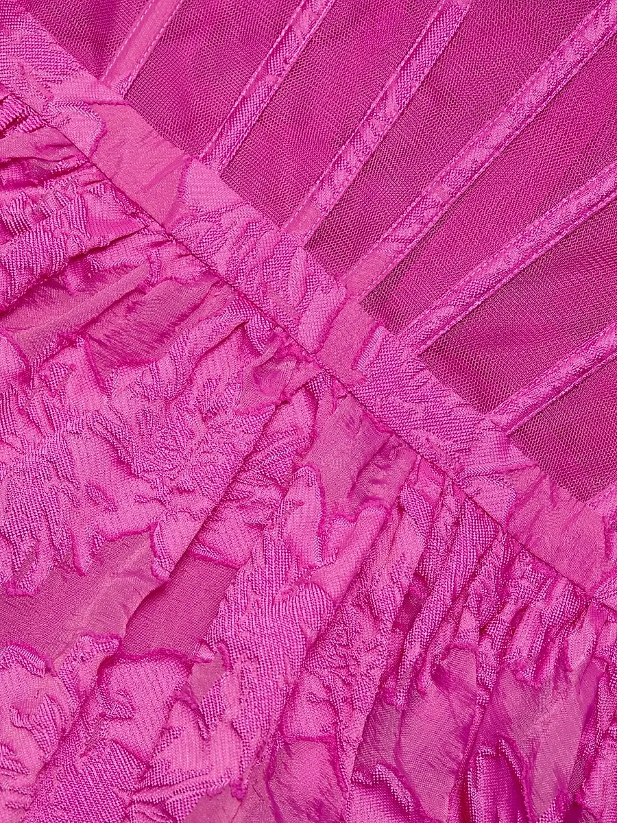 BCBGMAXAZRIA Women's Organza High-Low Gown | Thumbnail 7 BCBGMAXAZRIA Women's Organza High-Low Gown | Thumbnail 7