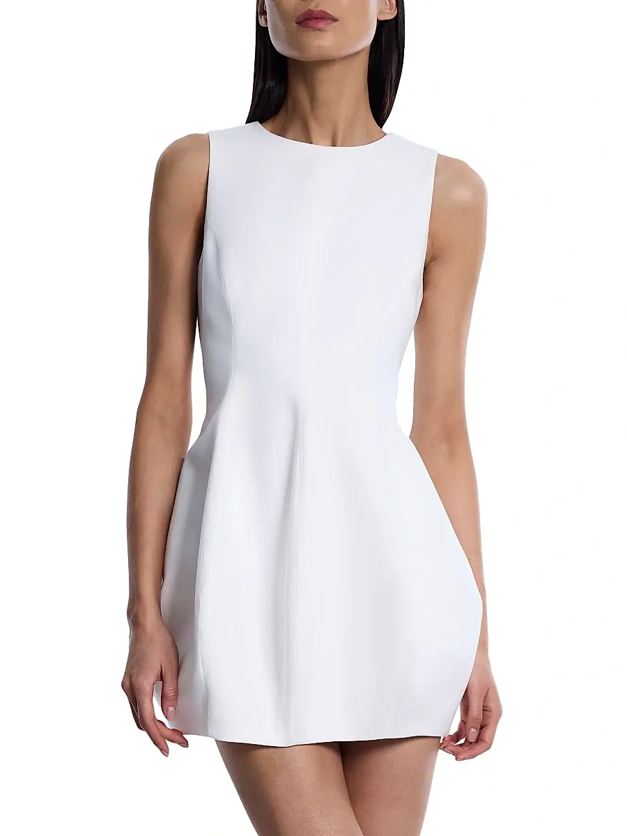 BCBGMAXAZRIA Women's Structured Bubble Minidress | Thumbnail 3