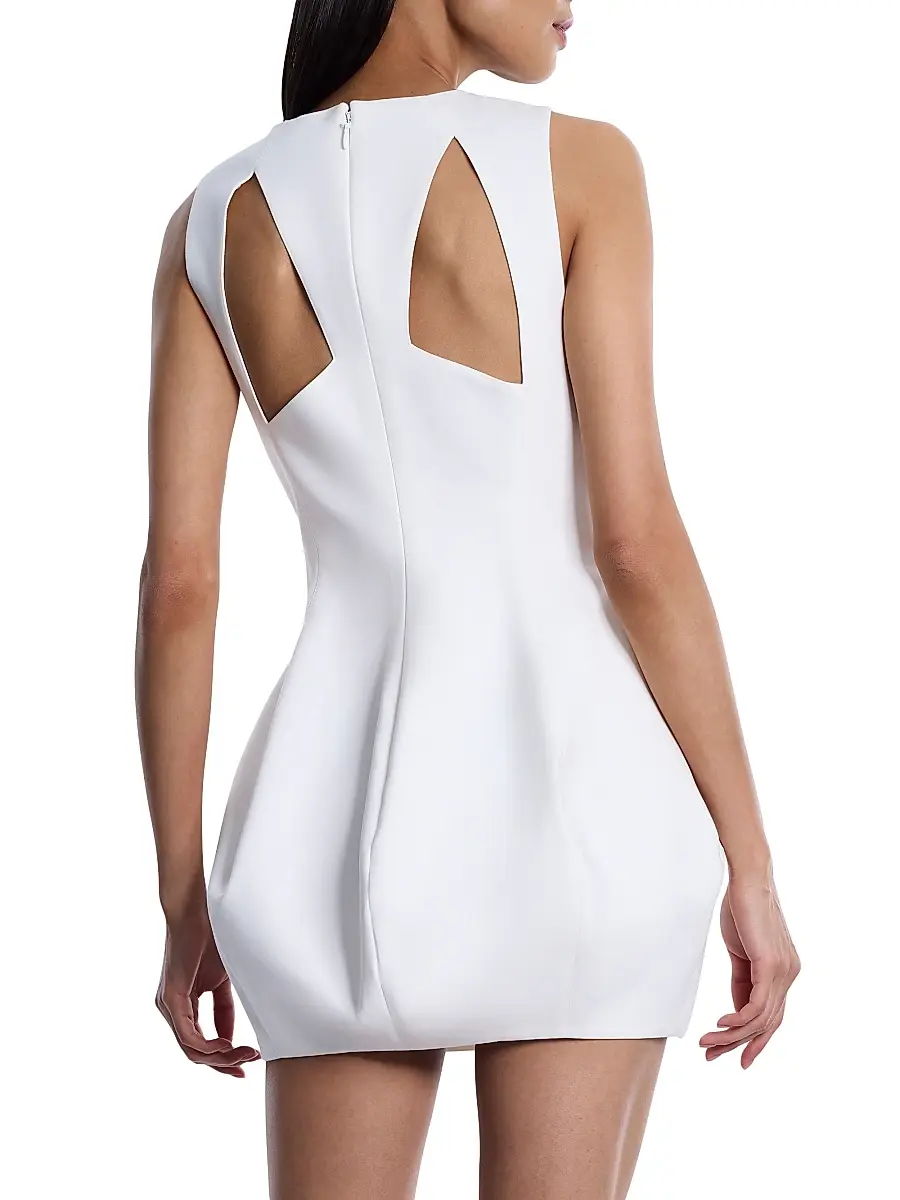 BCBGMAXAZRIA Women's Structured Bubble Minidress | Thumbnail 6