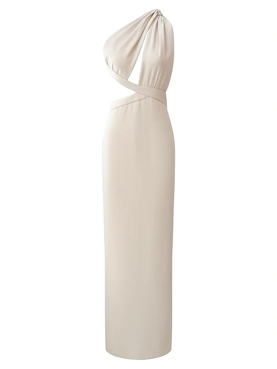 BCBGMAXAZRIA Women's Selene One-Shoulder Cut Out Gown | Image 1 BCBGMAXAZRIA Women's Selene One-Shoulder Cut Out Gown | Image 1