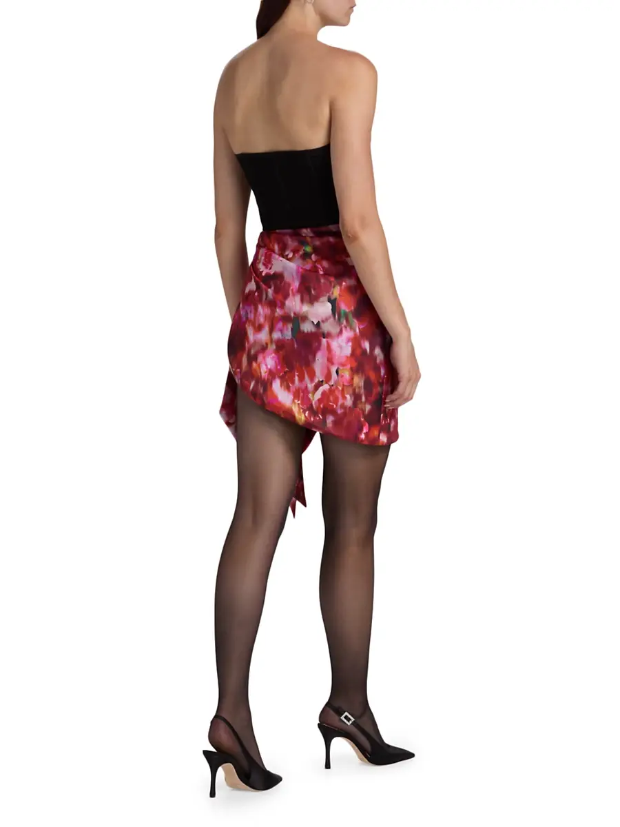 BCBGMAXAZRIA Women's Printed Bustier Minidress | Thumbnail 5