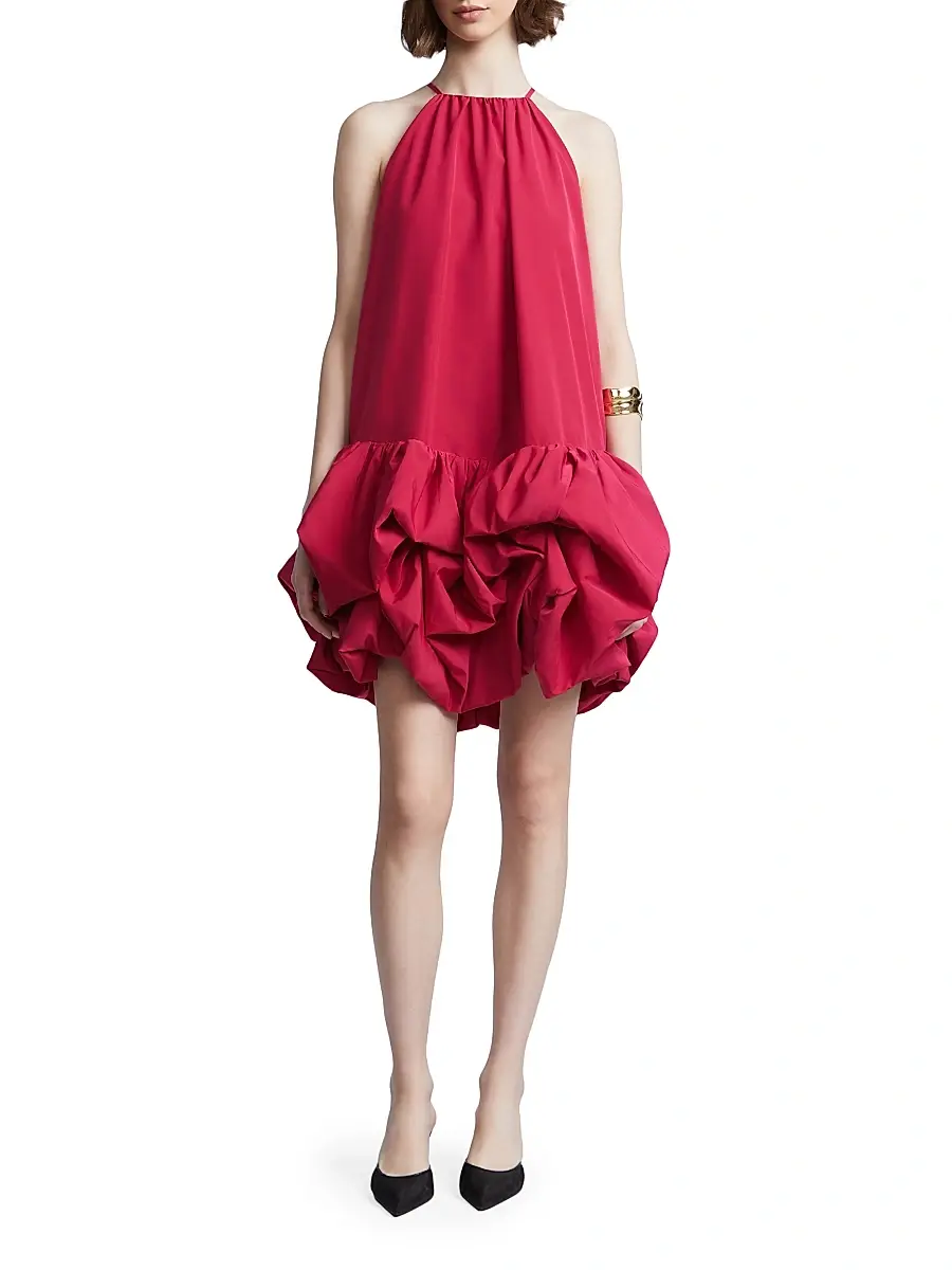 BCBGMAXAZRIA Women's Carmen Swing Ruffled Minidress | Thumbnail 2 BCBGMAXAZRIA Women's Carmen Swing Ruffled Minidress | Thumbnail 2