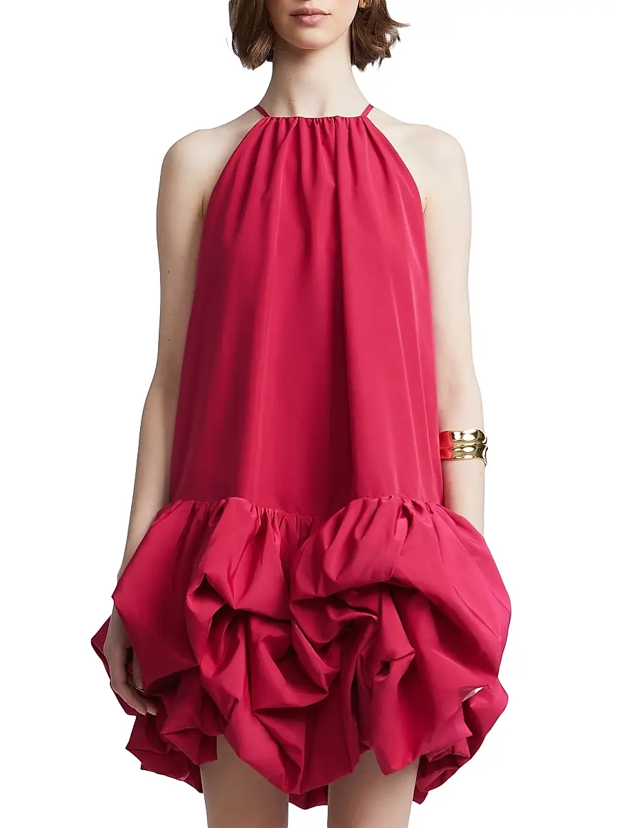 BCBGMAXAZRIA Women's Carmen Swing Ruffled Minidress | Thumbnail 3 BCBGMAXAZRIA Women's Carmen Swing Ruffled Minidress | Thumbnail 3
