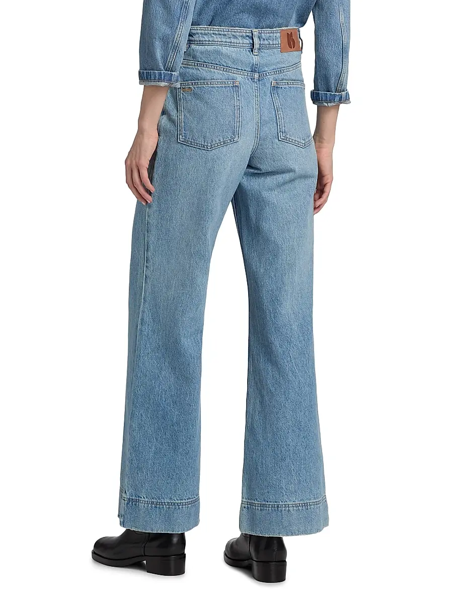 Ba&sh Women's Ranja Flared Wide-Leg Jeans | Thumbnail 5
