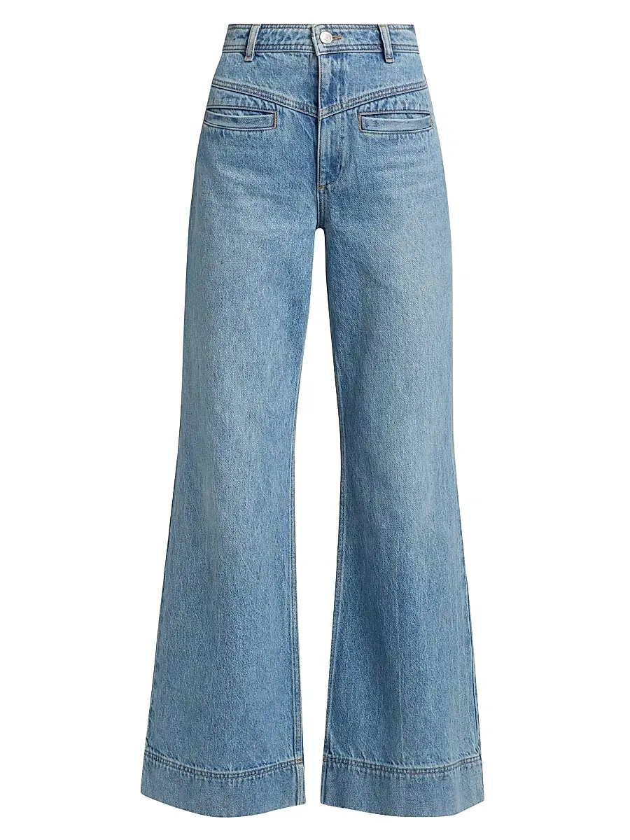 Ba&sh Women's Ranja Flared Wide-Leg Jeans