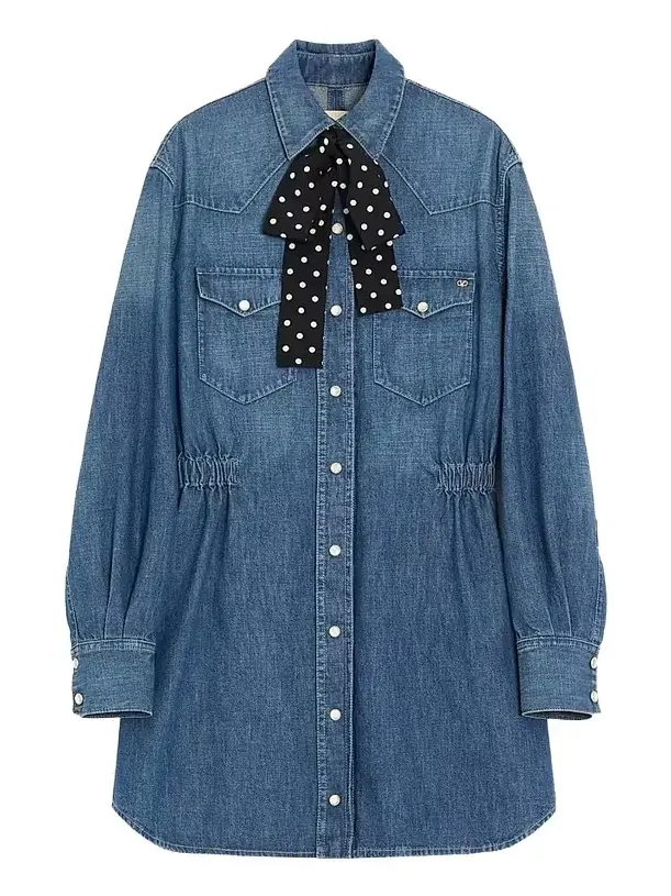 Women's Denim Mini Dress Women's Denim Mini Dress