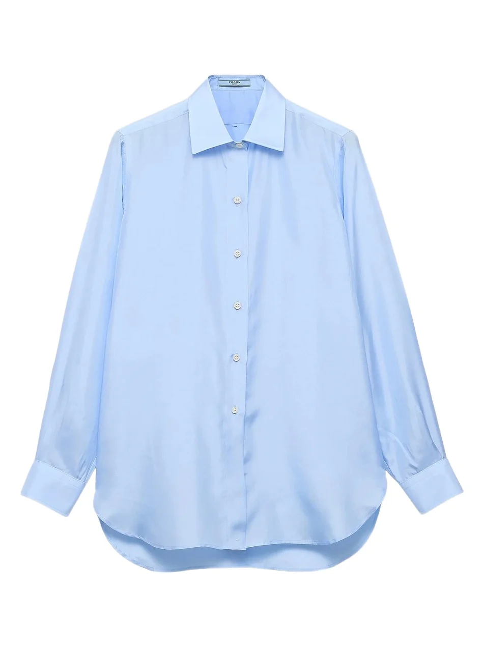 Women's Silk Poplin Shirt Women's Silk Poplin Shirt