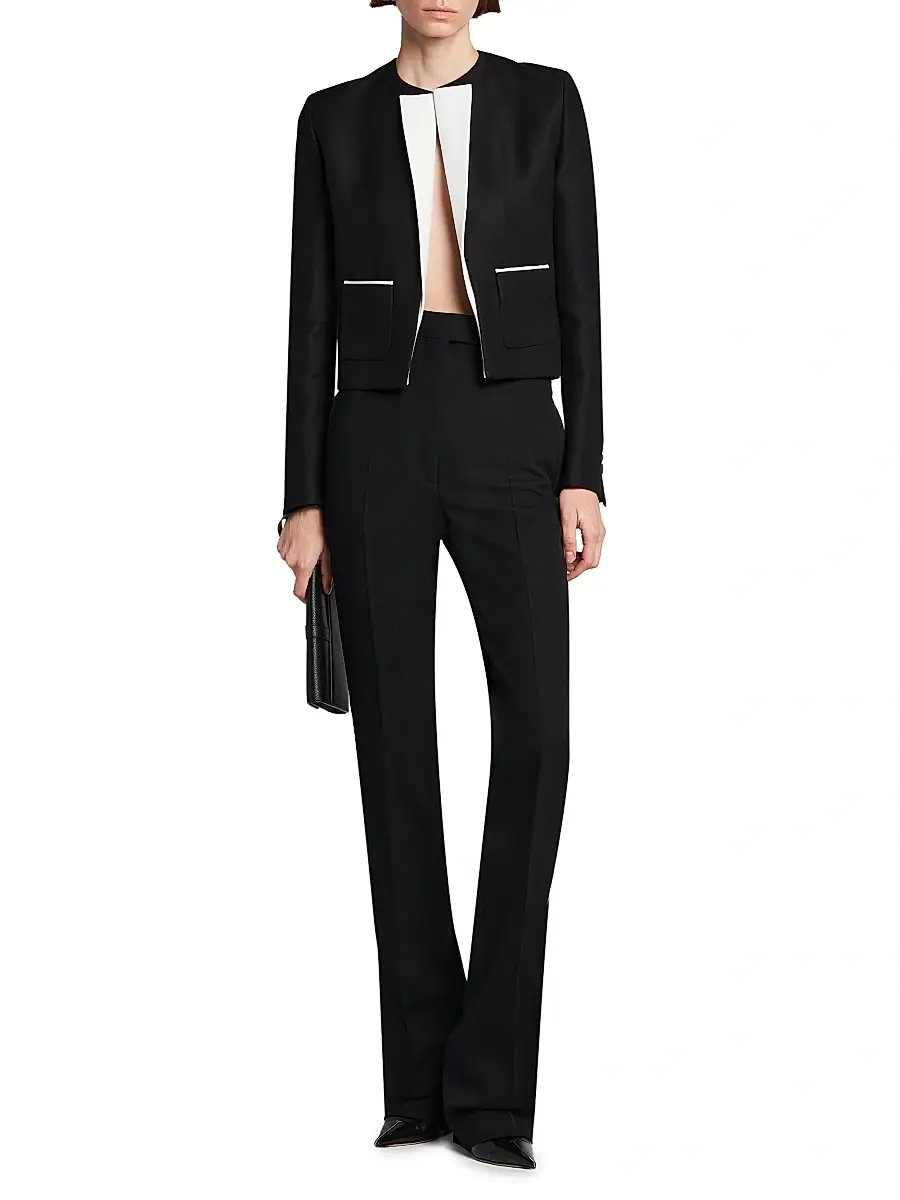 Tom Ford Women's Virgin Wool-Silk Jacket | Thumbnail 2 Tom Ford Women's Virgin Wool-Silk Jacket | Thumbnail 2