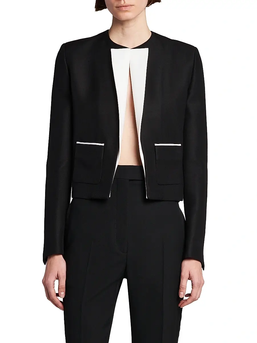 Tom Ford Women's Virgin Wool-Silk Jacket | Thumbnail 3 Tom Ford Women's Virgin Wool-Silk Jacket | Thumbnail 3