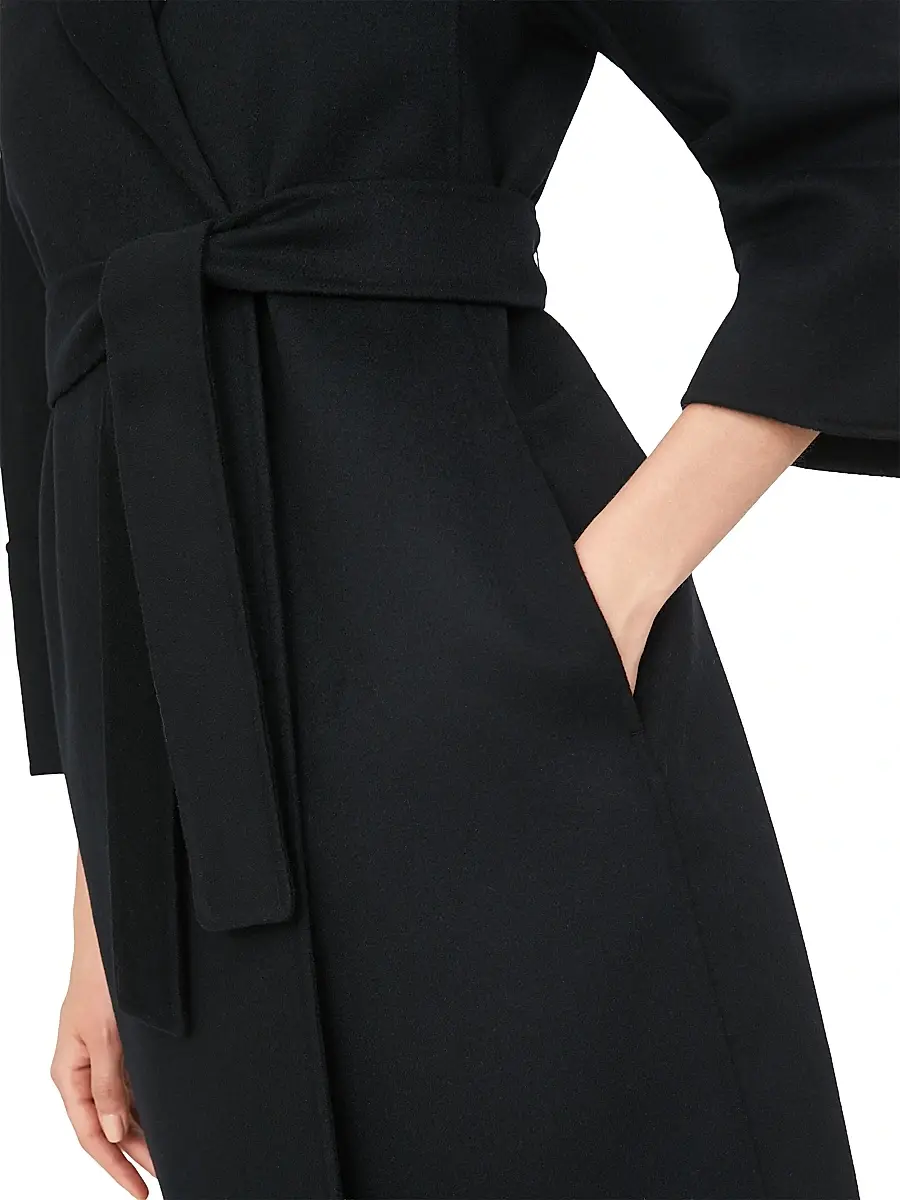 Max Mara Women's Short Double Faced Wool Coat | Thumbnail 5 Max Mara Women's Short Double Faced Wool Coat | Thumbnail 5