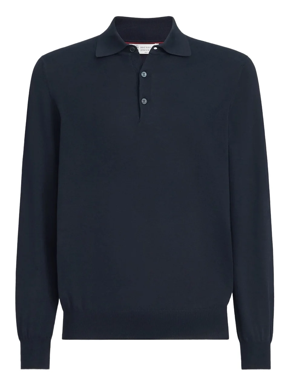 Brunello Cucinelli Men's Cotton Lightweight Knit Polo Shirt