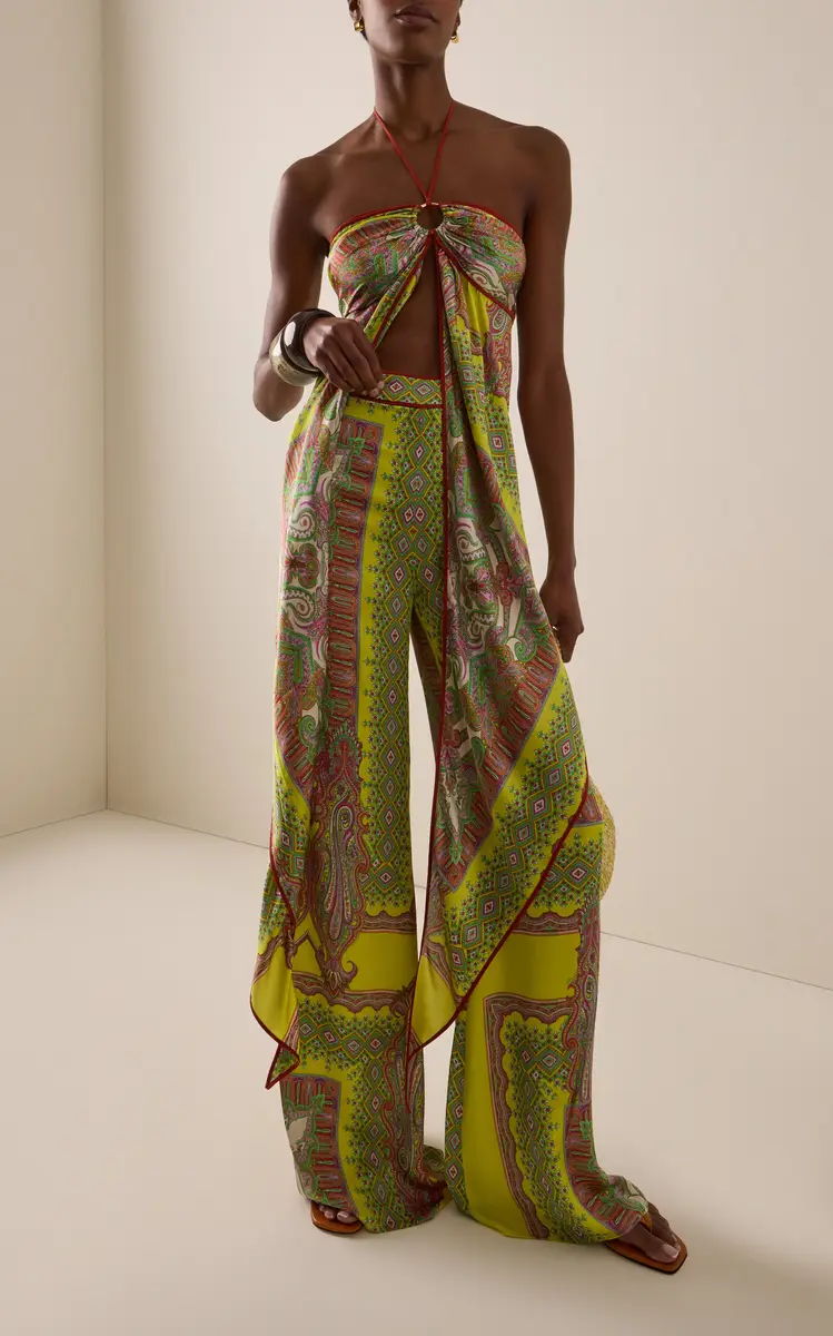 Alexis Vulcano Draped Twill Halter Top | Thumbnail 3 Alexis Vulcano Draped Twill Halter Top | Thumbnail 3