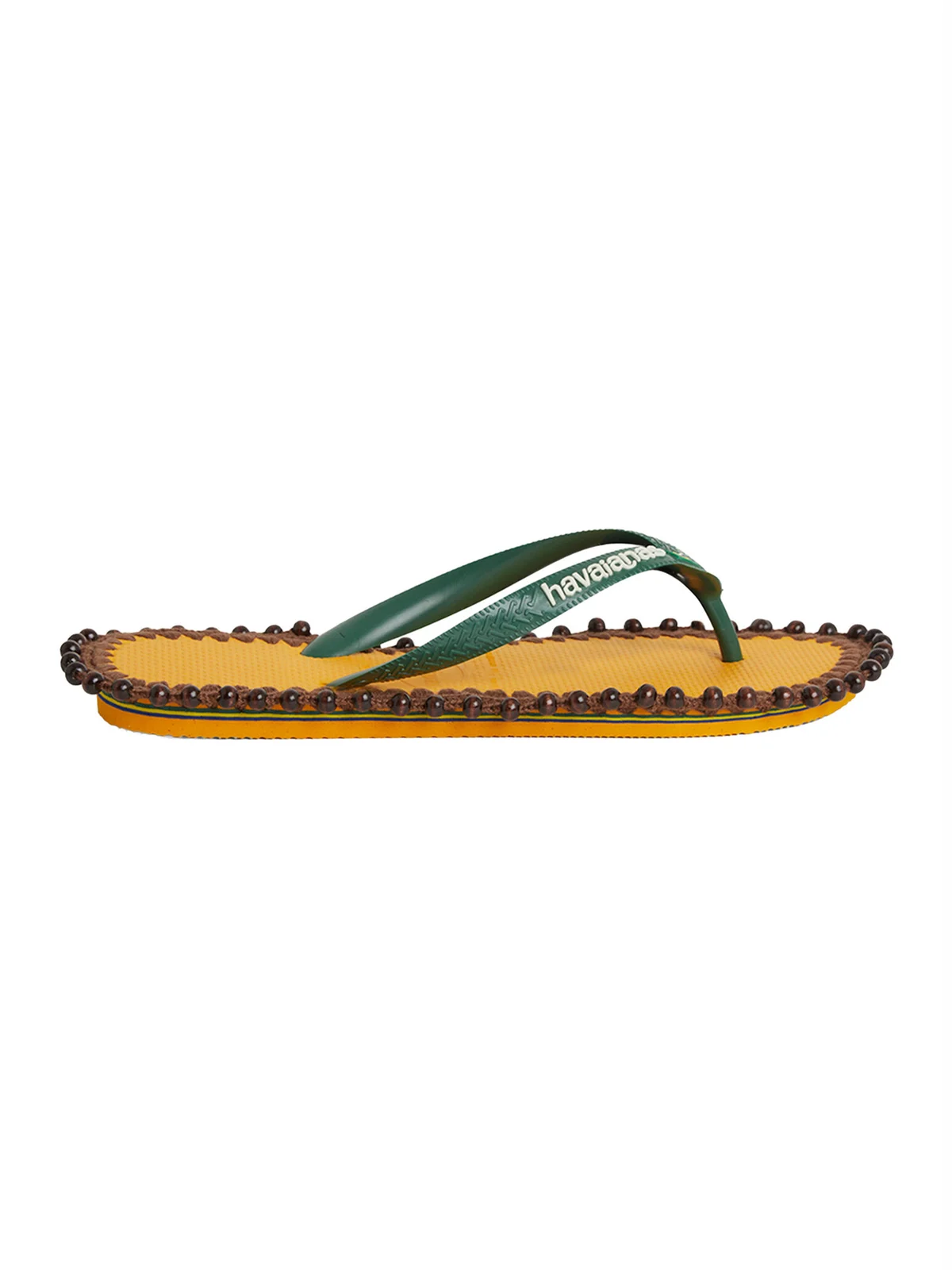 Tressé Tressé x Havaianas Avaia Wood-Beaded Rubber Sandals