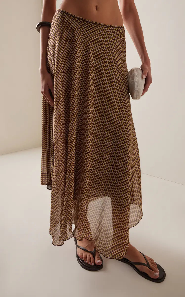 SIR. Cooper Chiffon Maxi Skirt | Thumbnail 3 SIR. Cooper Chiffon Maxi Skirt | Thumbnail 3