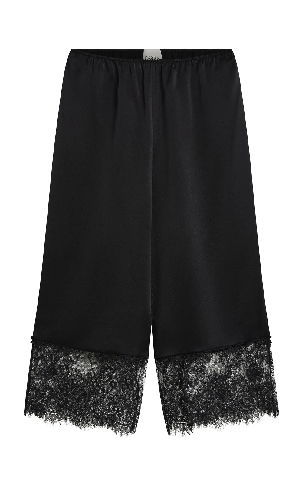 Blake Lace-Trimmed Silk Wide-Leg Pants Blake Lace-Trimmed Silk Wide-Leg Pants