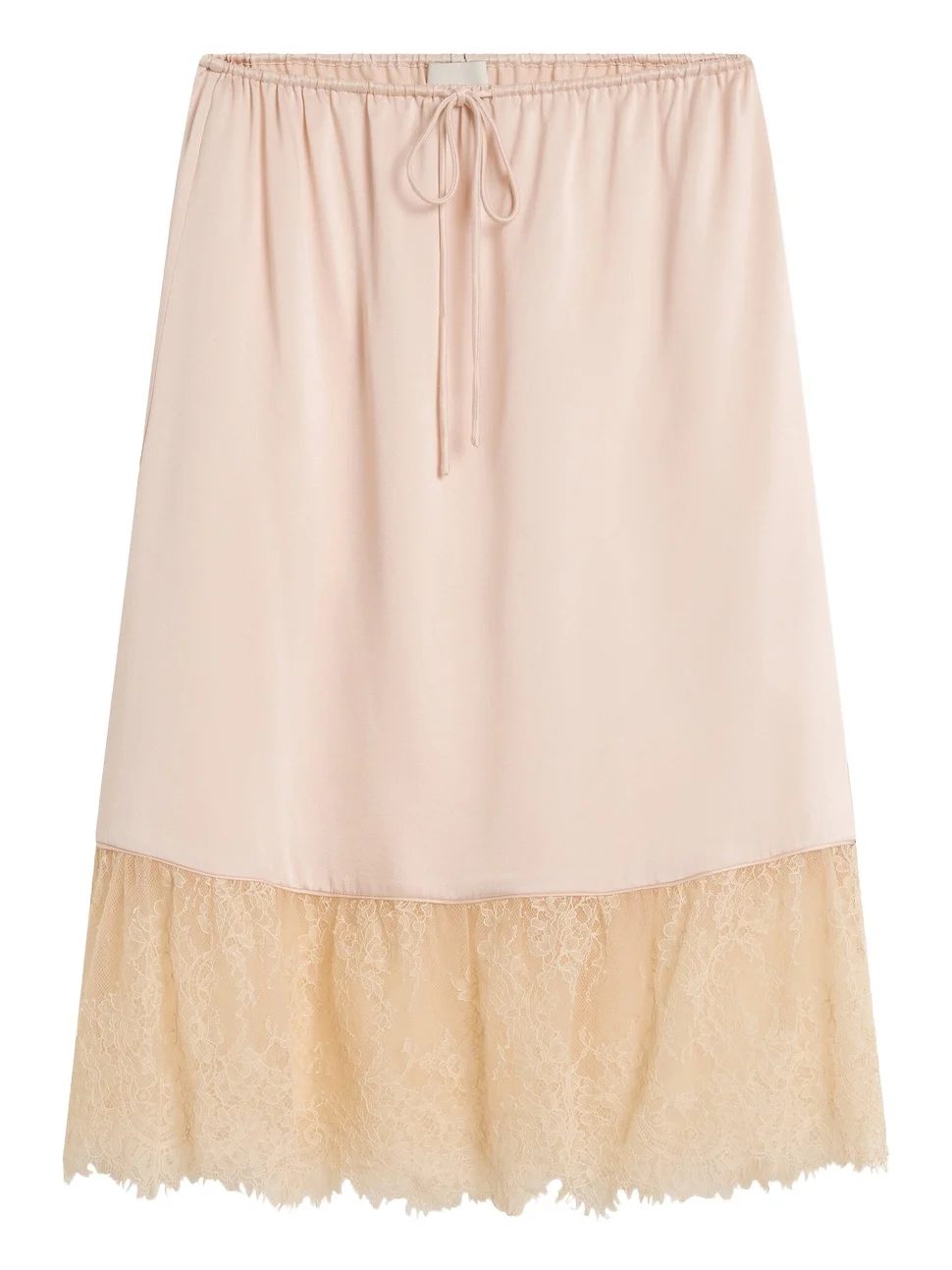 Blake Lace-Trimmed Silk Midi Skirt Blake Lace-Trimmed Silk Midi Skirt