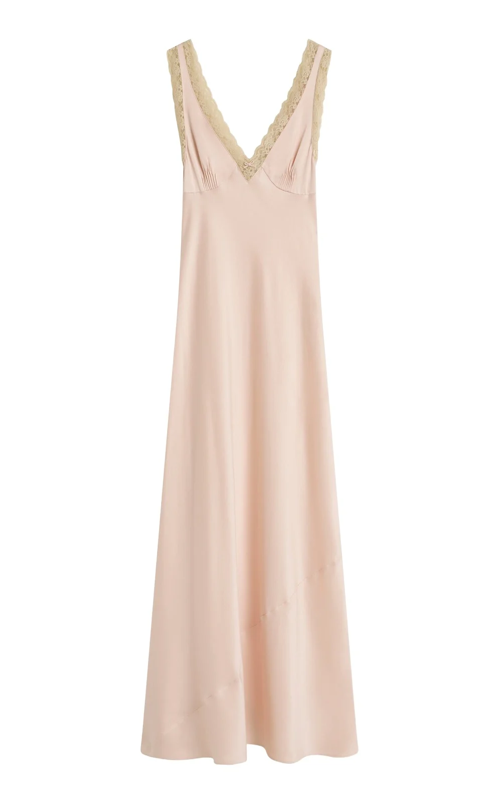 Blake Lace-Trimmed Silk Maxi Dress Blake Lace-Trimmed Silk Maxi Dress