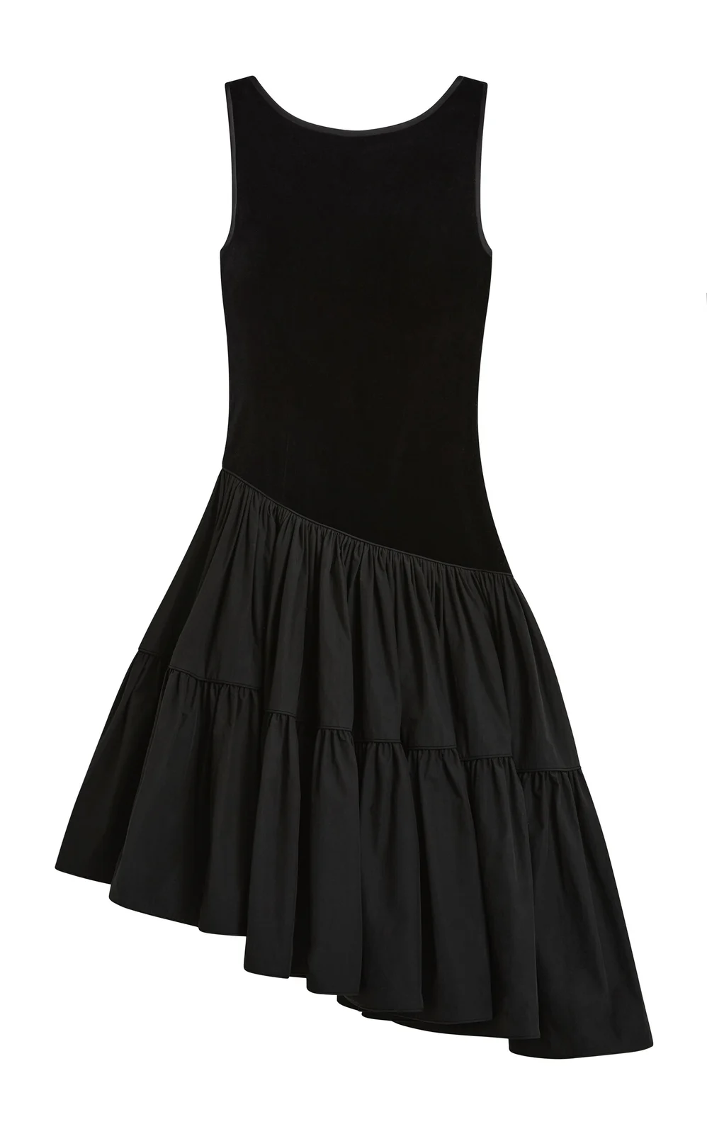 Dean Drop-Waist Cotton Velvet Midi Dress Dean Drop-Waist Cotton Velvet Midi Dress