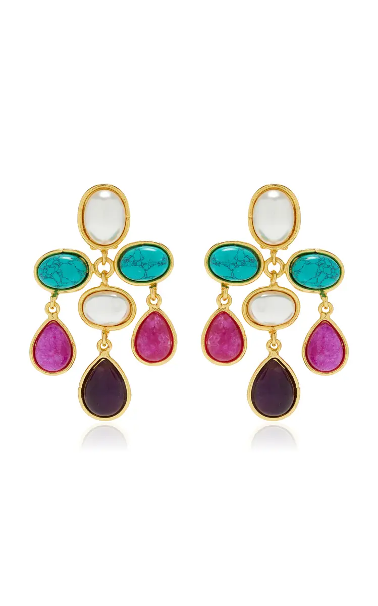 Sylvia Toledano Boucles D Oreille Earrings Valse Pierre Stone Multi Summer | Image 1 Sylvia Toledano Boucles D Oreille Earrings Valse Pierre Stone Multi Summer | Image 1