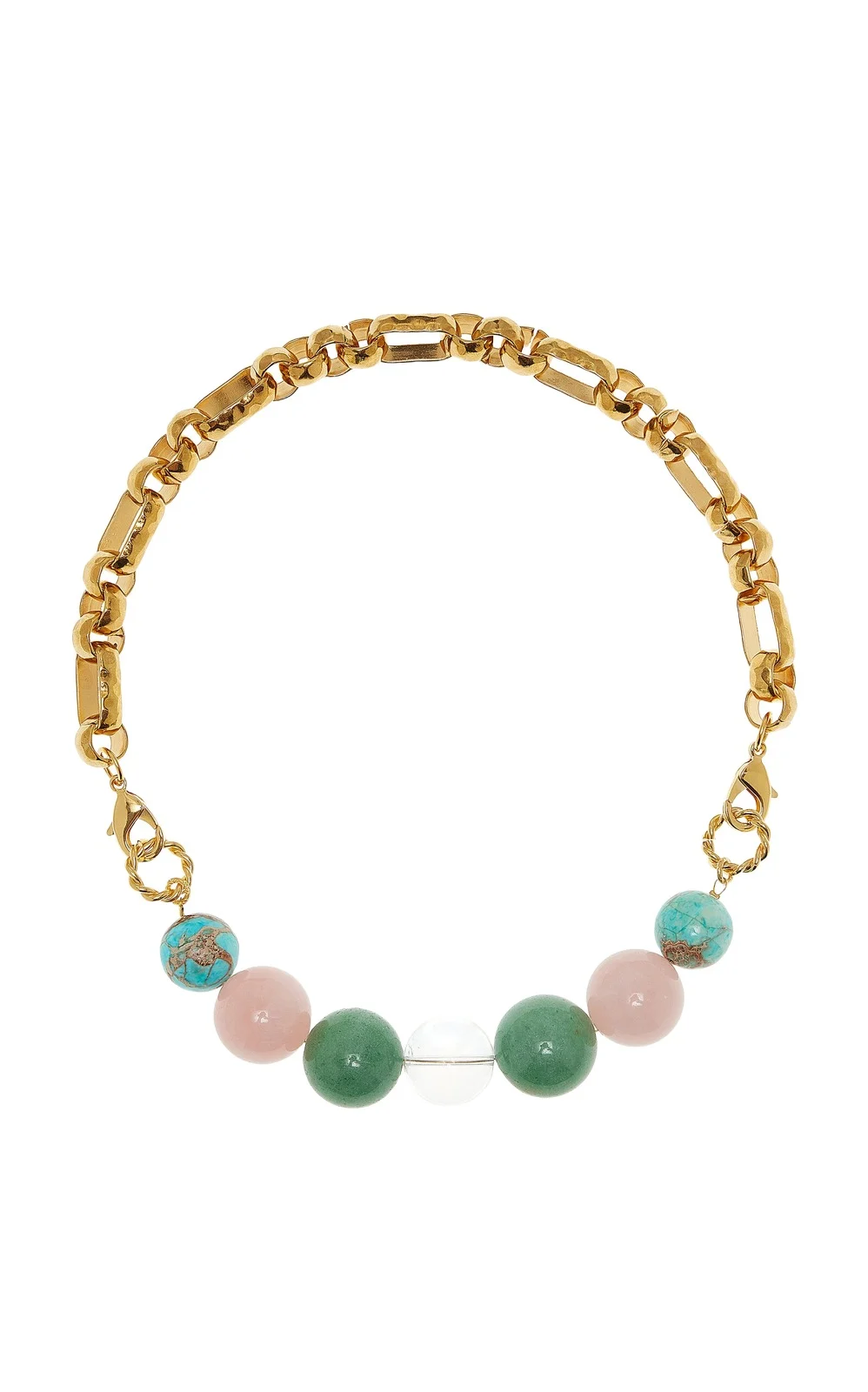 Sylvia Toledano Bubbles 22K Gold-Plated Brass Multi-Stone Necklace