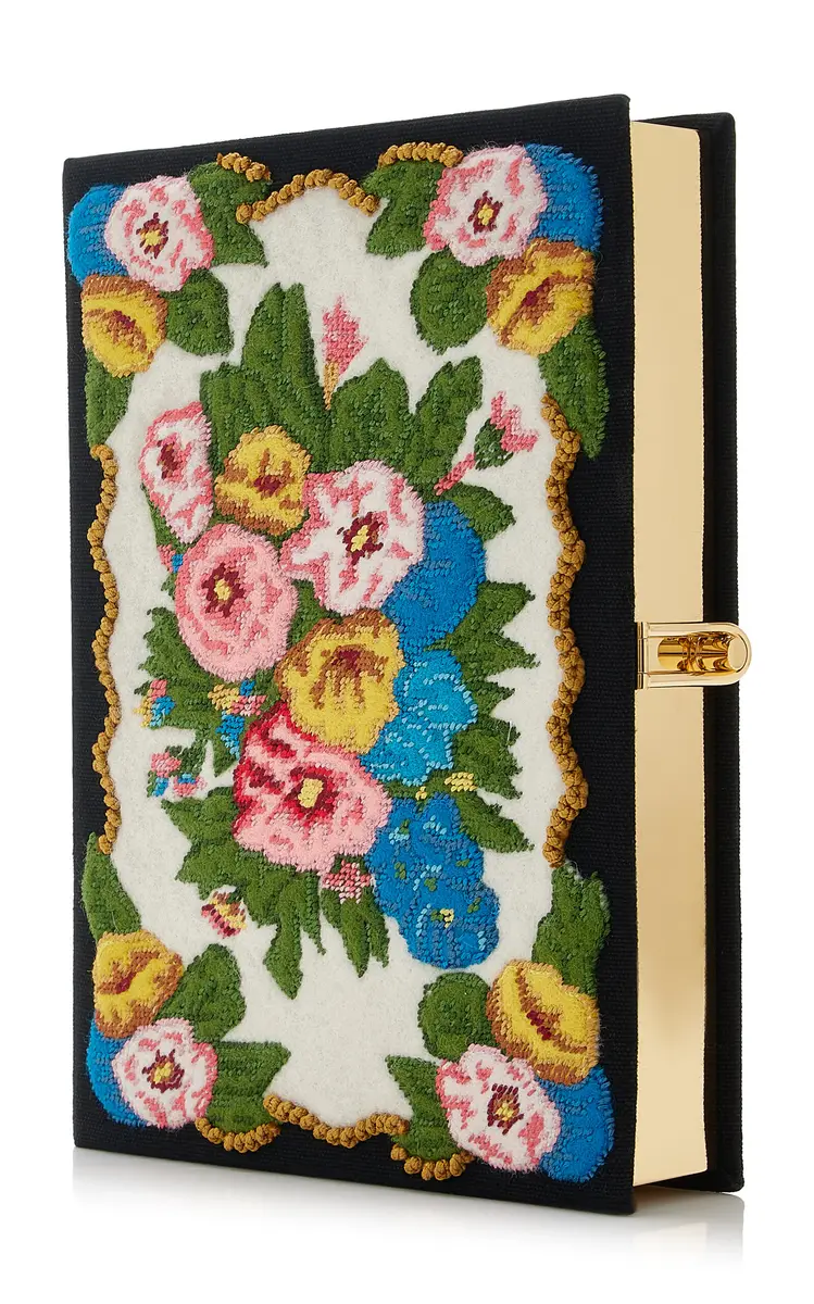 Olympia Le-Tan Exclusive Flowers Book Clutch | Thumbnail 3