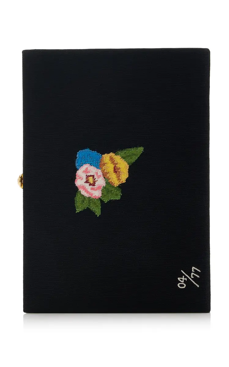 Olympia Le-Tan Exclusive Flowers Book Clutch | Thumbnail 4