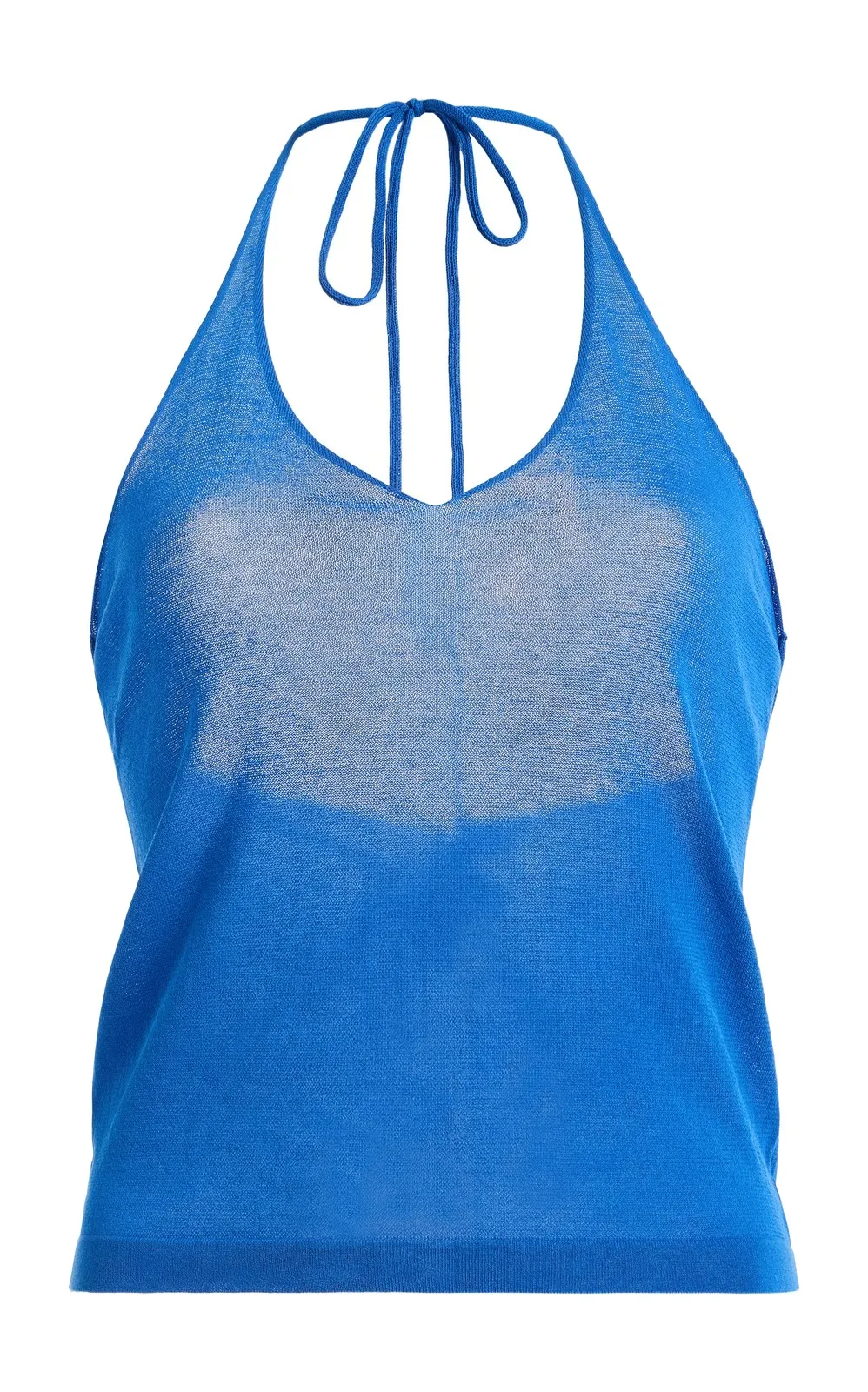 Ziah Cotton-Blend Sheer Knit Cami Top