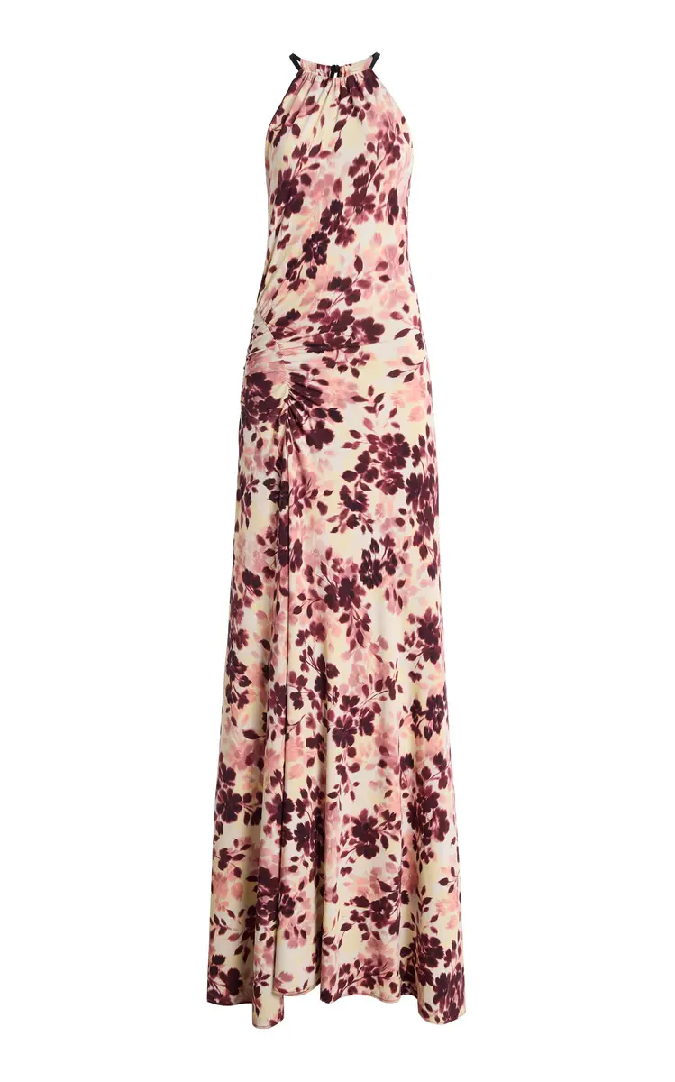 Simkhai Cerin Halter Maxi Dress | Thumbnail 4 Simkhai Cerin Halter Maxi Dress | Thumbnail 4