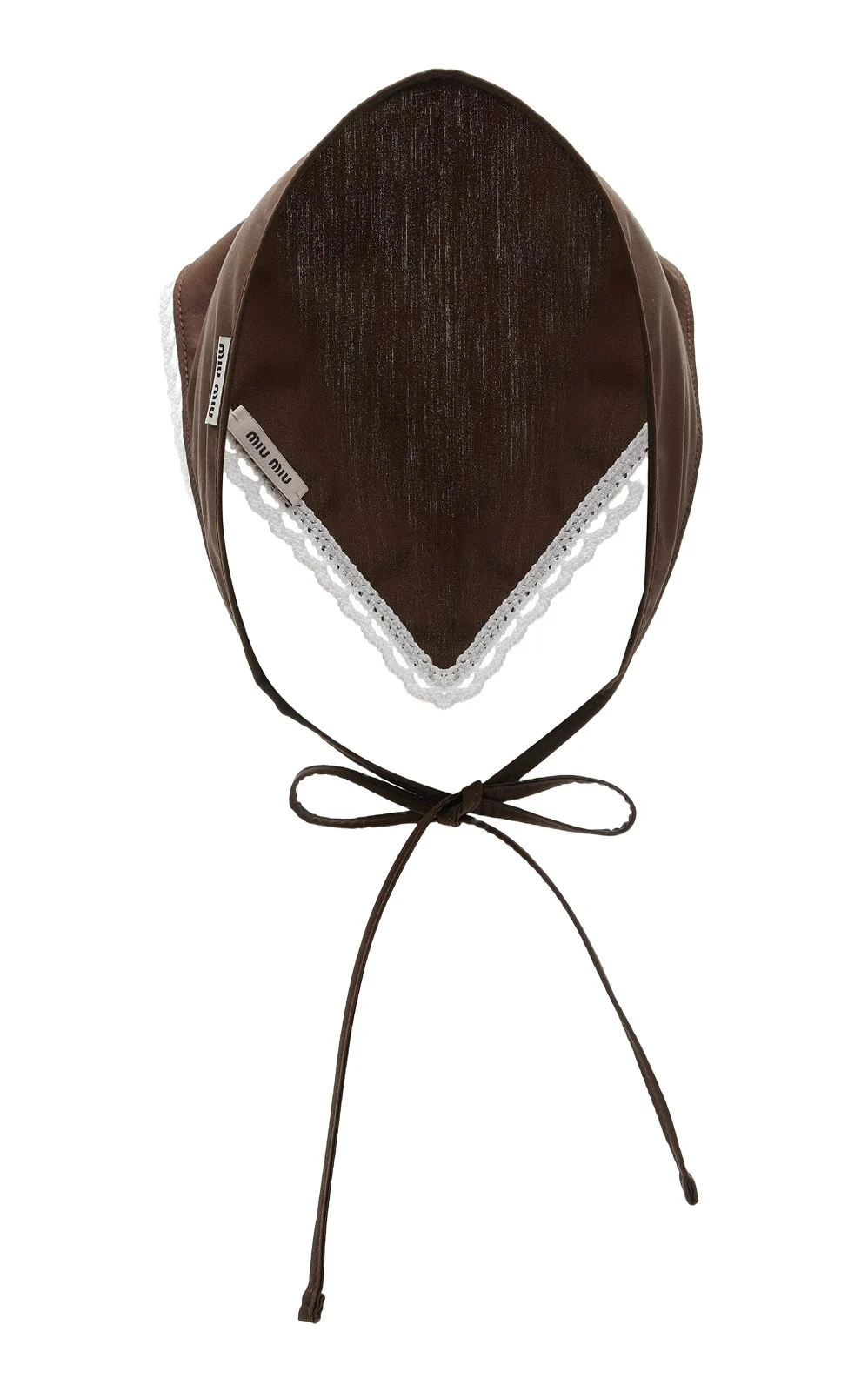 Miu Miu Tie-Around Poplin Bandana