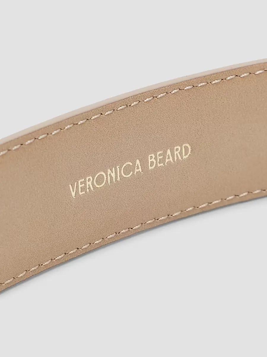 Veronica Beard Women's Arch Leather Belt | Thumbnail 2
