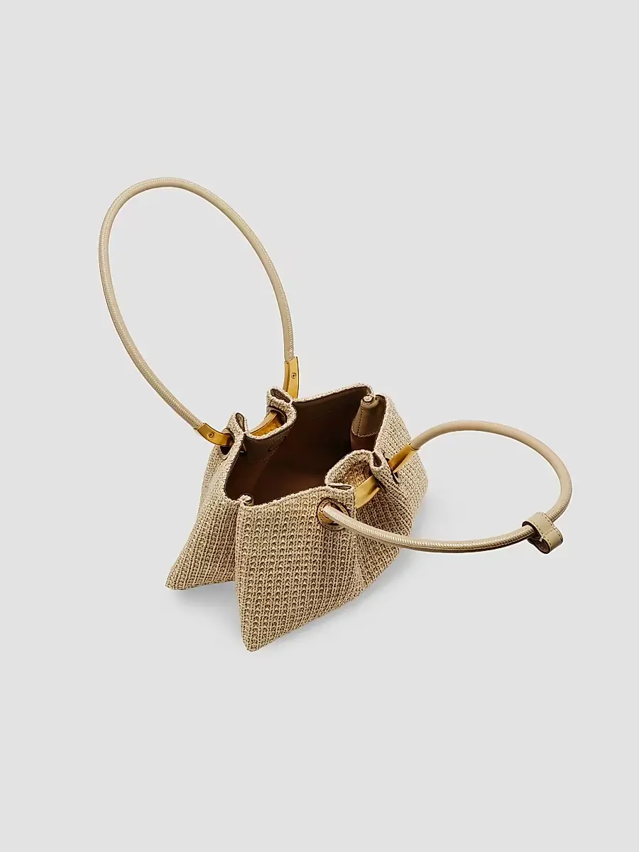 Cult Gaia Women's Asa Pierced Raffia Shoulder Bag | Thumbnail 4 Cult Gaia Women's Asa Pierced Raffia Shoulder Bag | Thumbnail 4