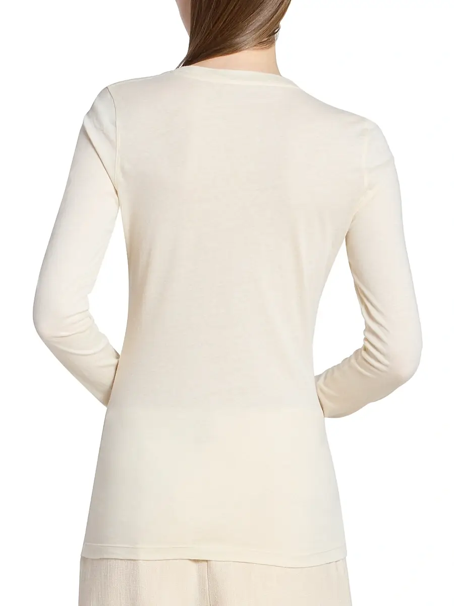 Wardrobe.NYC WARDROBE. NYC Women's Slim-Fit Long-Sleeve T-Shirt | Thumbnail 5 Wardrobe.NYC WARDROBE. NYC Women's Slim-Fit Long-Sleeve T-Shirt | Thumbnail 5