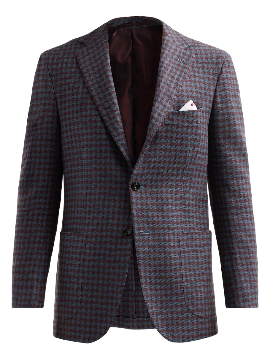 Men's Checked Cashmere Sport Coat Men's Checked Cashmere Sport Coat