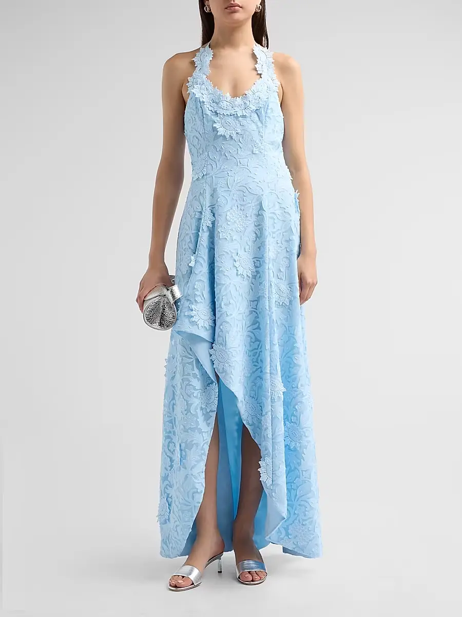 As It May Women's Avira Laser-Cut Lace Halter Gown | Thumbnail 2 As It May Women's Avira Laser-Cut Lace Halter Gown | Thumbnail 2