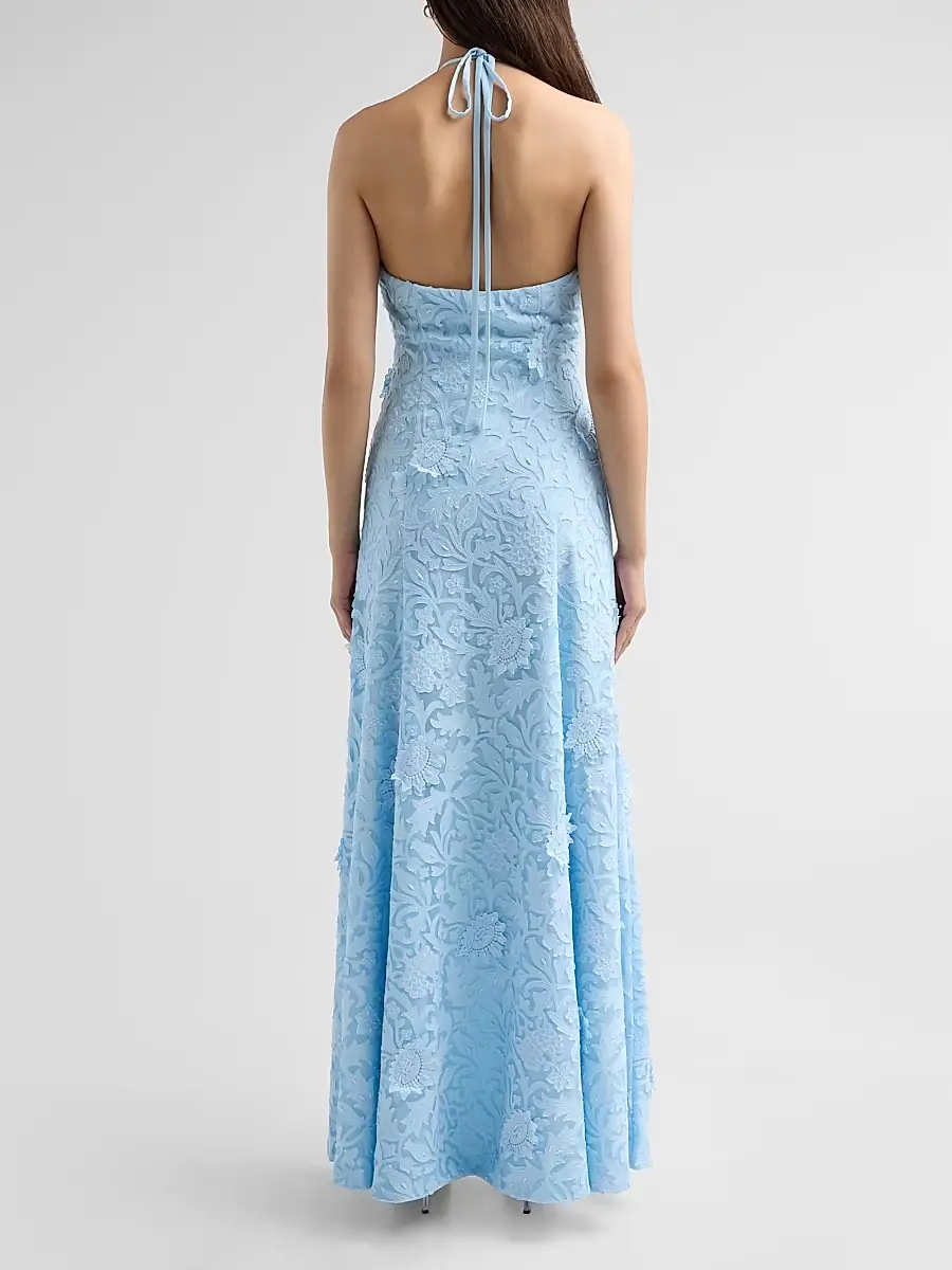 As It May Women's Avira Laser-Cut Lace Halter Gown | Thumbnail 3 As It May Women's Avira Laser-Cut Lace Halter Gown | Thumbnail 3