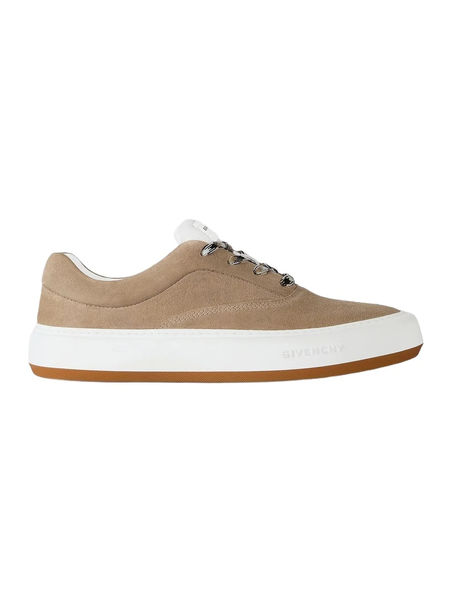Givenchy Men's New City Sneakers in Suede - Beige