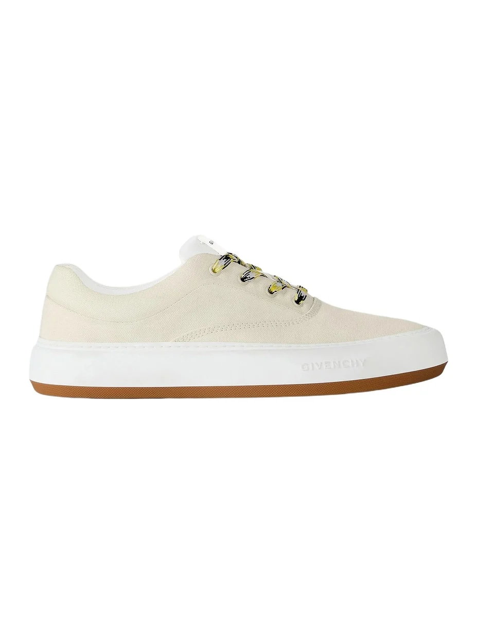 Givenchy Men's New City Sneakers in Canvas - Ivory