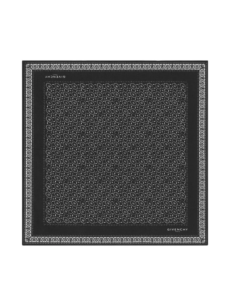 Men's Bandana in Cotton - Black Men's Bandana in Cotton - Black