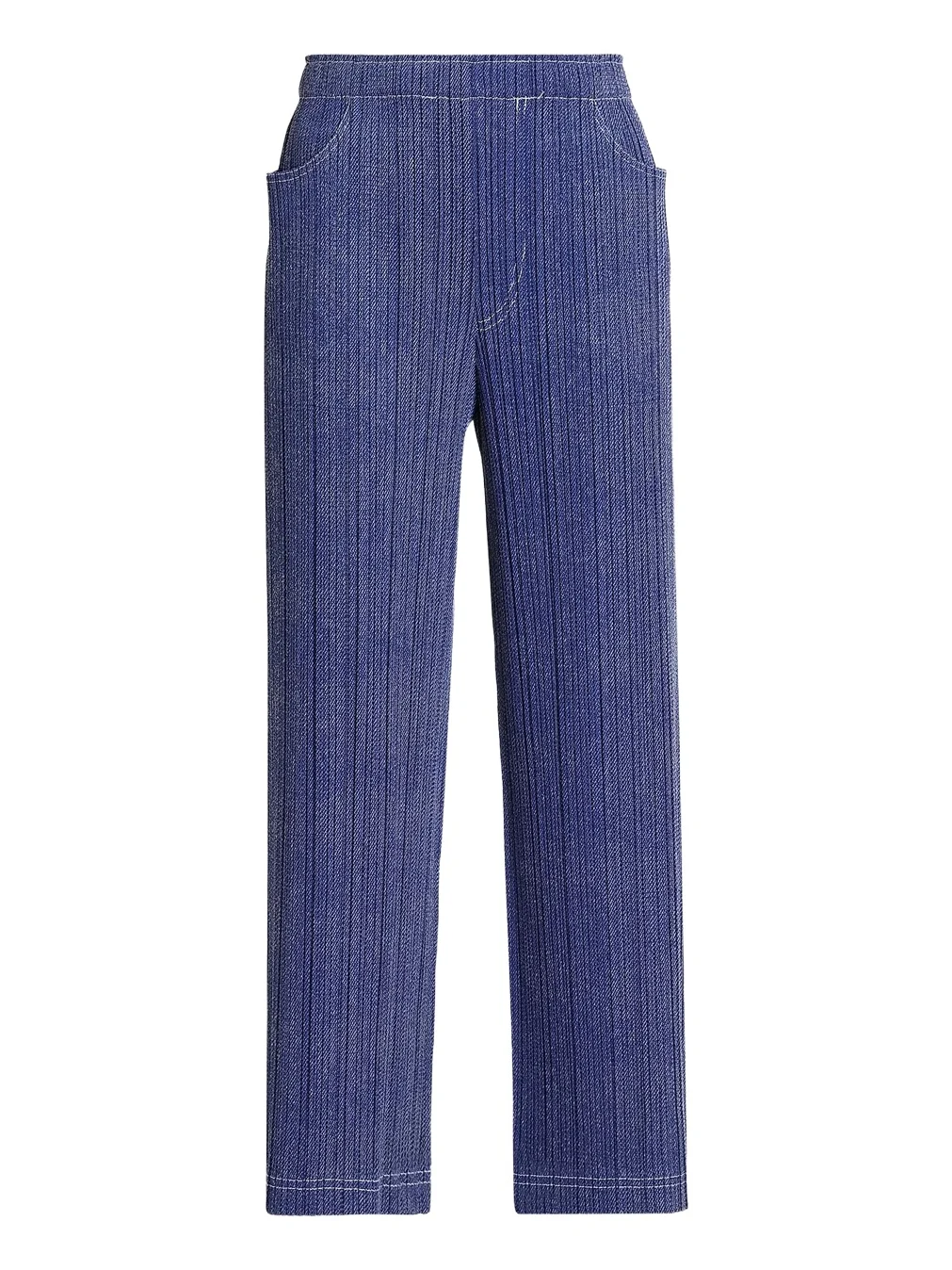 Women's Denim-Look Plissé Pants Women's Denim-Look Plissé Pants