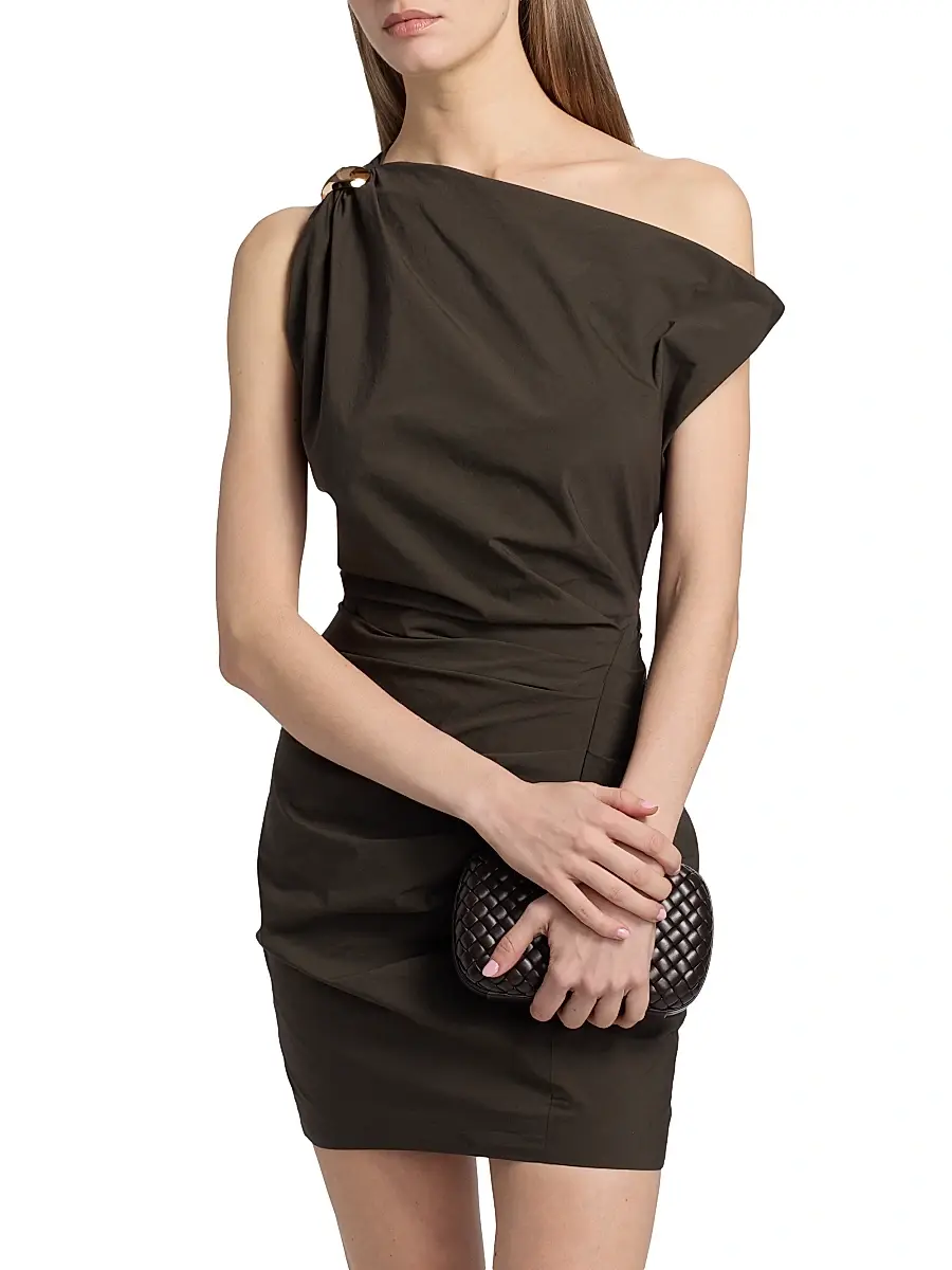 Ba&sh Women's Osiris Ruched Off-The-Shoulder Minidress | Thumbnail 3 Ba&sh Women's Osiris Ruched Off-The-Shoulder Minidress | Thumbnail 3