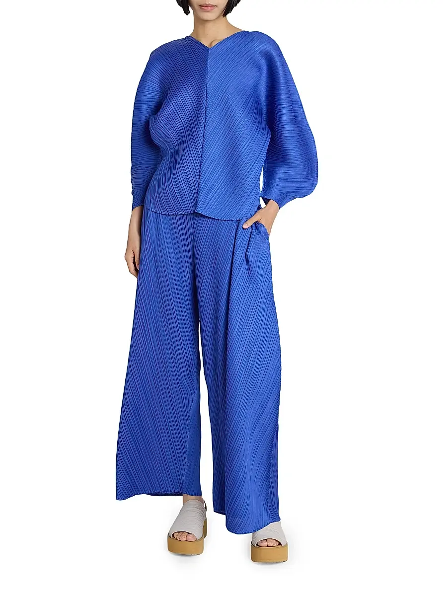 Pleats Please Issey Miyake Women's Coast Pleated Blouse | Thumbnail 2 Pleats Please Issey Miyake Women's Coast Pleated Blouse | Thumbnail 2
