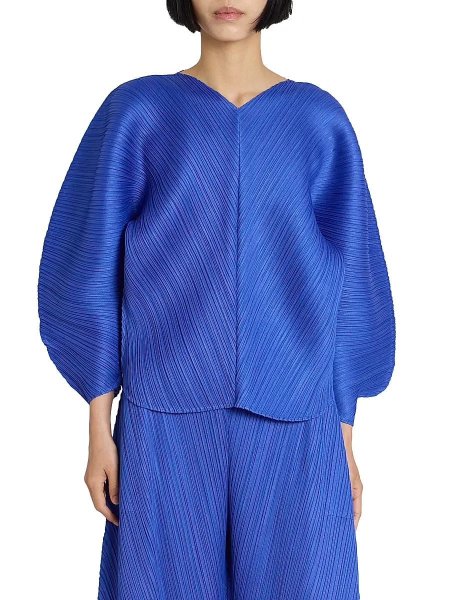 Pleats Please Issey Miyake Women's Coast Pleated Blouse | Thumbnail 3 Pleats Please Issey Miyake Women's Coast Pleated Blouse | Thumbnail 3