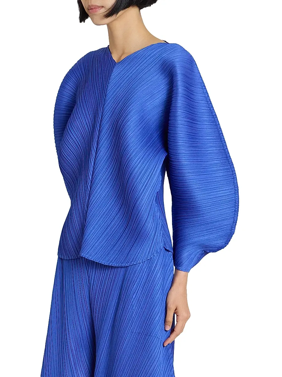 Pleats Please Issey Miyake Women's Coast Pleated Blouse | Thumbnail 4 Pleats Please Issey Miyake Women's Coast Pleated Blouse | Thumbnail 4