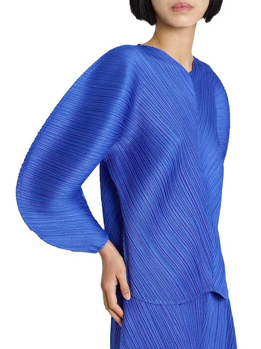 Pleats Please Issey Miyake Women's Coast Pleated Blouse | Thumbnail 6 Pleats Please Issey Miyake Women's Coast Pleated Blouse | Thumbnail 6