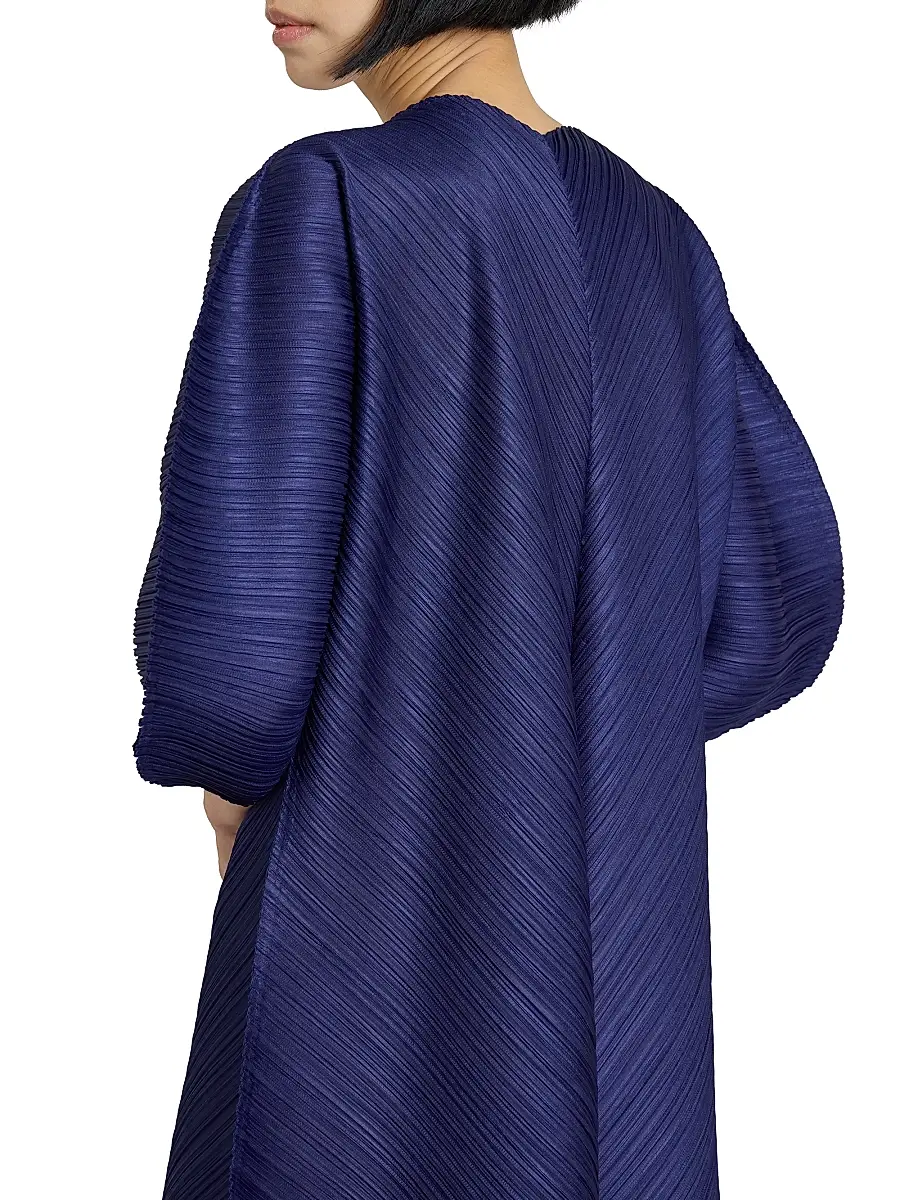 Pleats Please Issey Miyake Women's Coast Pleated Midi-Dress | Thumbnail 6 Pleats Please Issey Miyake Women's Coast Pleated Midi-Dress | Thumbnail 6