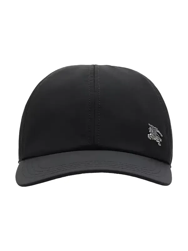 Burberry Men's Check-Lined Metal EKD Baseball Cap