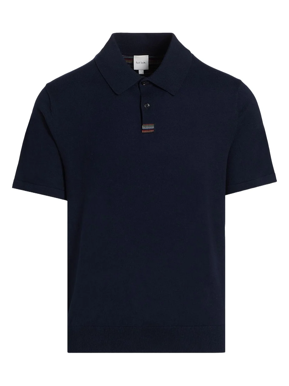 Paul Smith Men's Knit Cotton Polo Shirt