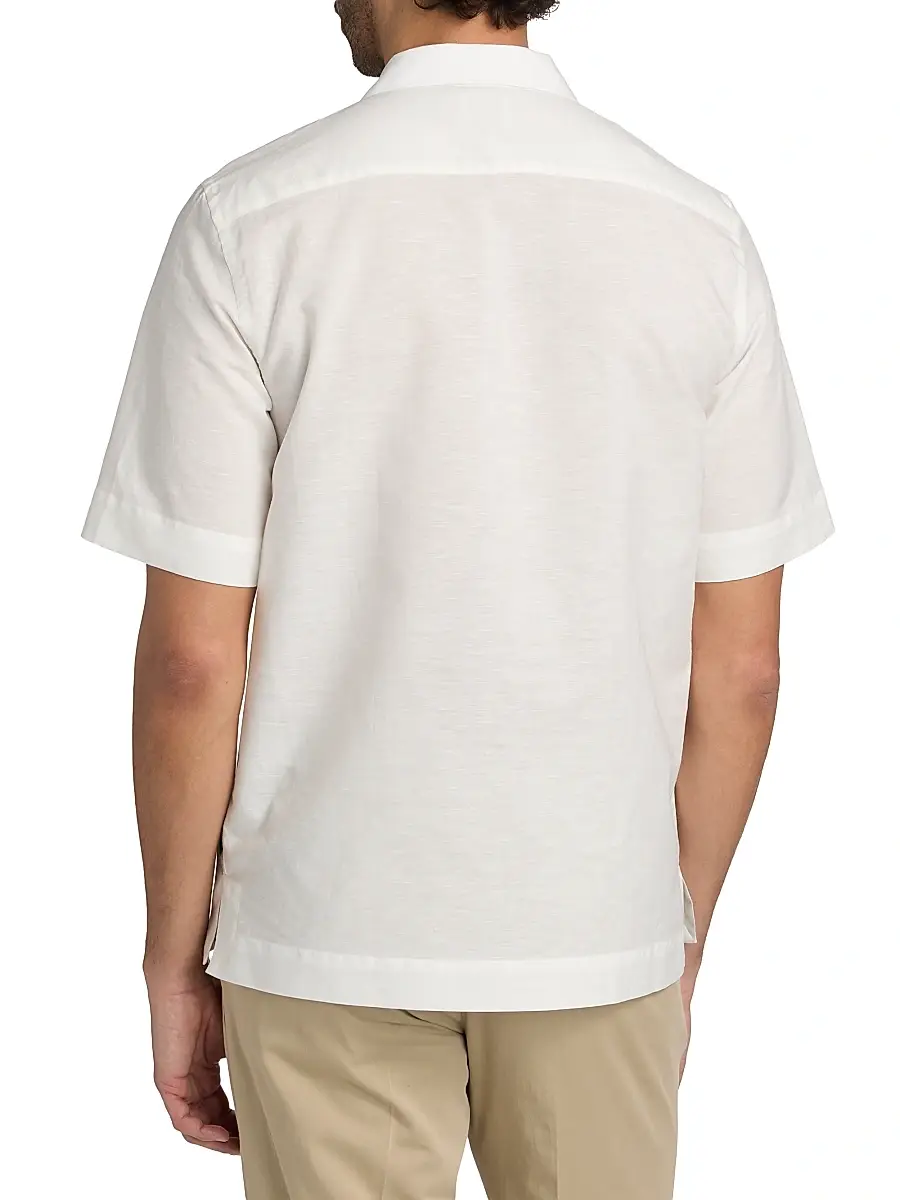 Paul Smith Men's Bird & Flowers Camp Shirt | Thumbnail 5 Paul Smith Men's Bird & Flowers Camp Shirt | Thumbnail 5