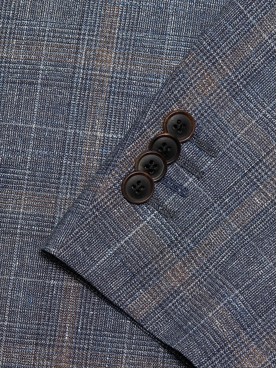 Paul Smith Men's Glen Plaid Wool-Blend Tailored-Fit Jacket | Thumbnail 7 Paul Smith Men's Glen Plaid Wool-Blend Tailored-Fit Jacket | Thumbnail 7