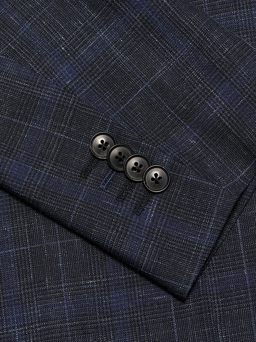 Paul Smith Men's Soho-Fit Tailored Wool-Silk-Linen Suit | Thumbnail 7